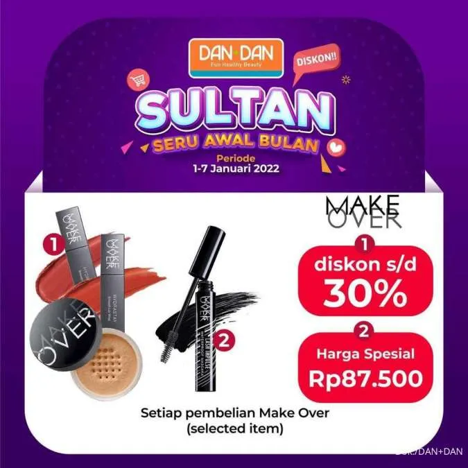 Promo DAN+DAN Sultan (Seru Awal Bulan) 1-7 Januari 2022