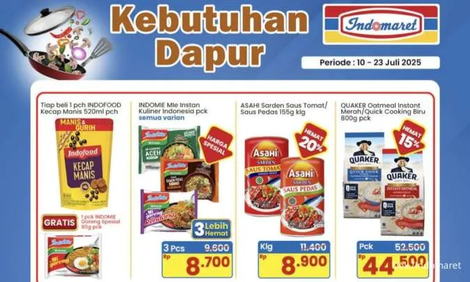Promo Indomaret Super Hemat sampai 23 Juli 2025, Kecap-Kaldu Jamur Beli 1 Gratis 1