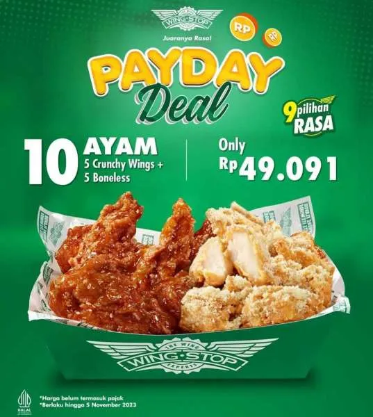 Promo Wingstop Payday Deal
