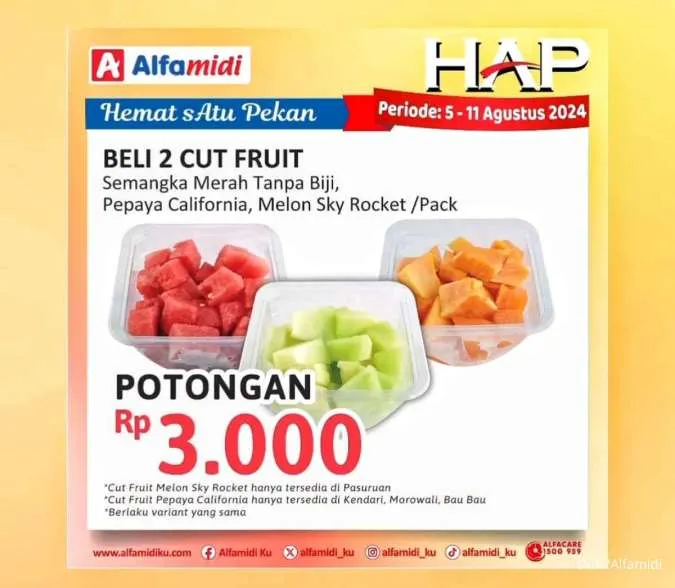 Promo Alfamidi Hemat Satu Pekan Periode 5-11 Agustus 2024