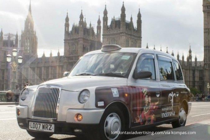 Wow! Taksi London promosikan pariwisata Indonesia