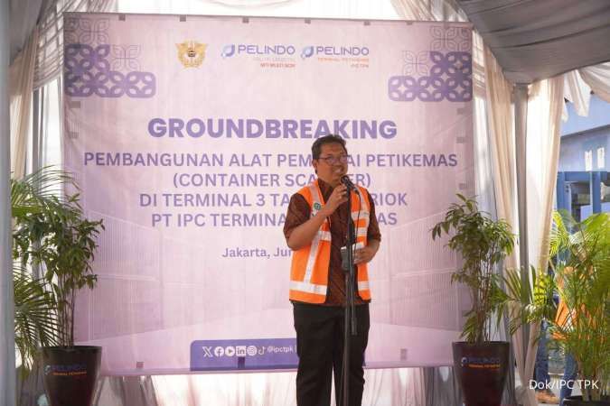 Groundbreaking Pembangunan Alat Pemindai Peti Kemas di IPC TPK