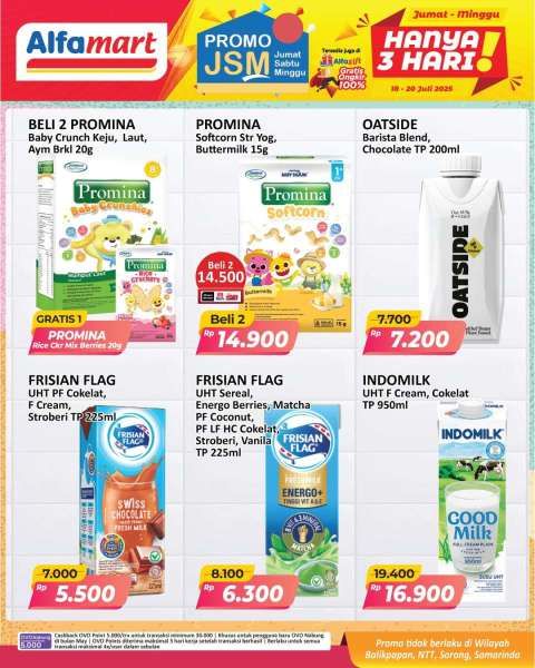 Promo JSM Alfamart 18-20 Juli 2025