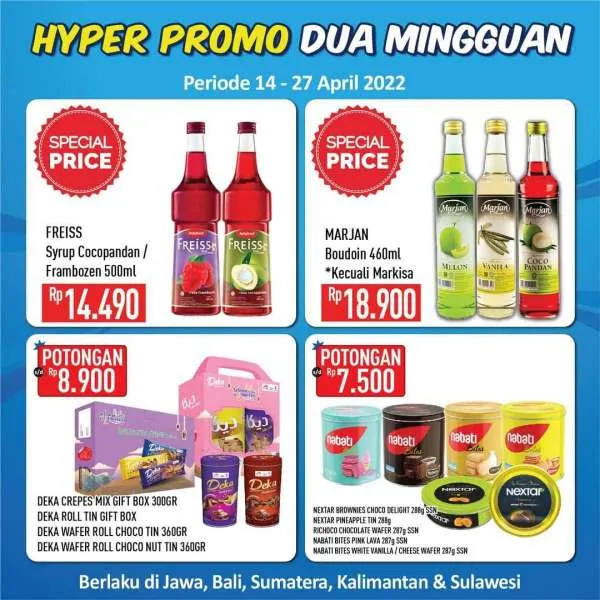 Promo Hypermart Dua Mingguan Periode 14-27 April 2022
