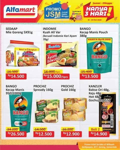 Promo JSM Alfamart Periode 16-18 Mei 2025