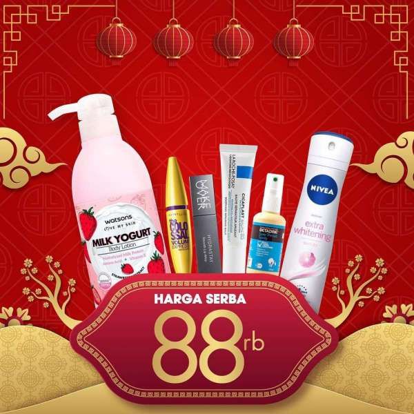 Promo Watsons, Aneka Skincare dan Makeup Harga Serba Rp 88.000