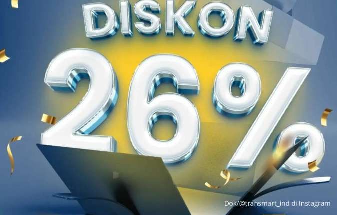 Promo HUT Mandiri 26 Diskon 26% Sampai Rp 26.000, Berakhir Hari Ini 3 Oktober 2024