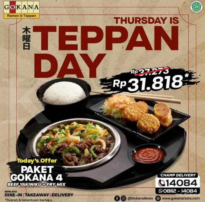Promo Gokana - Teppan Gokana 4