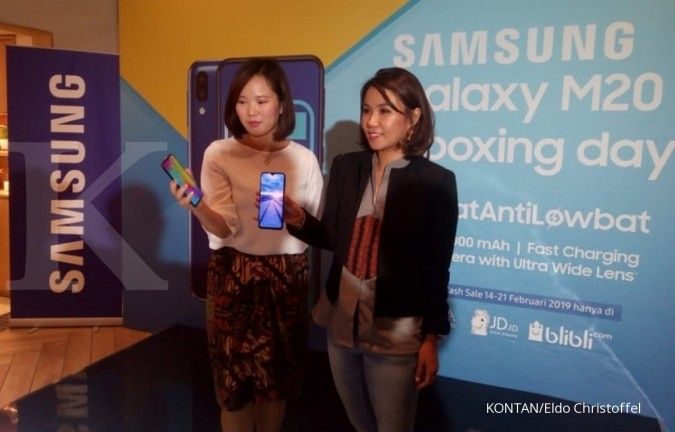 Samsung resmi menjual ponsel seri M20 di tiga e-commerce