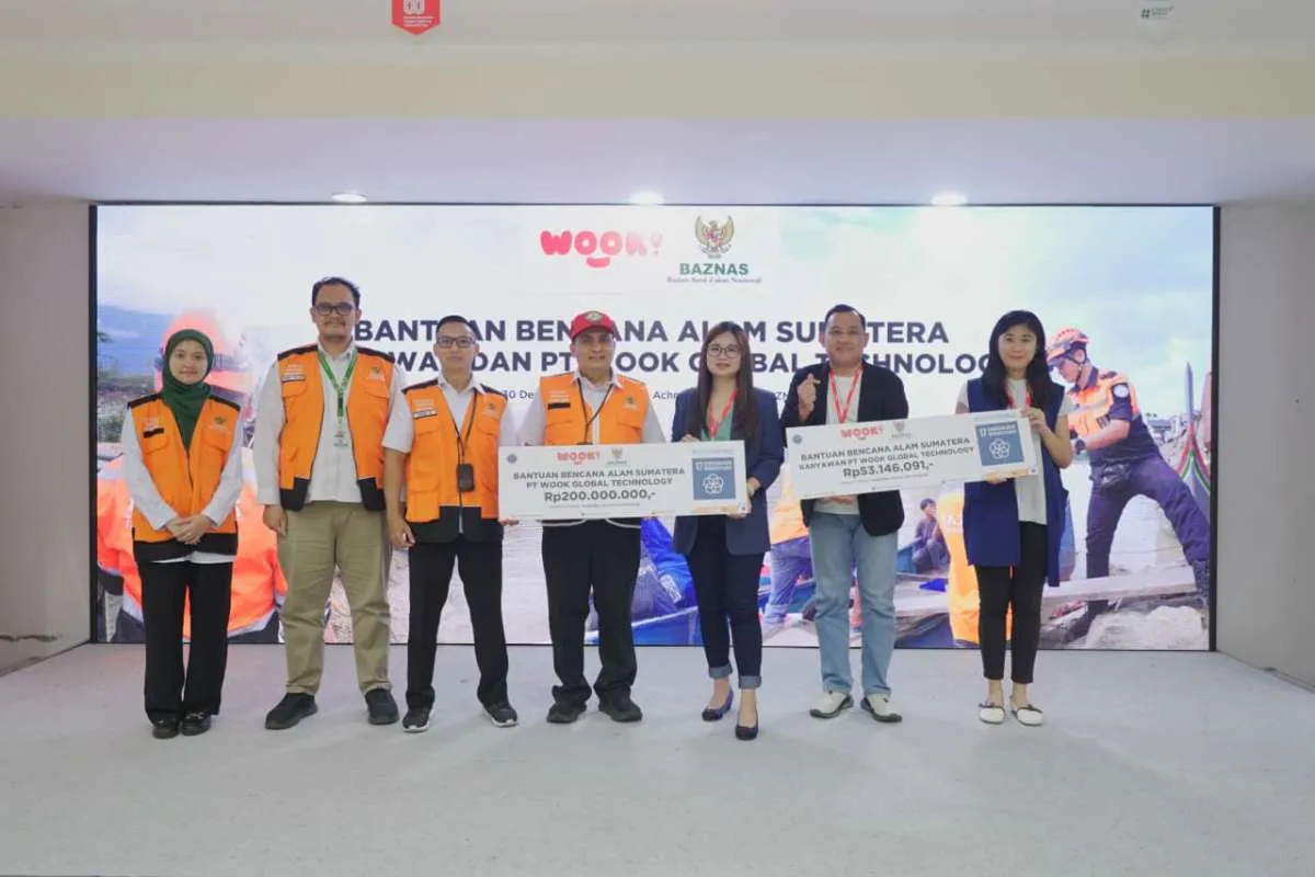 Wook Group Salurkan Donasi Ratusan Juta Melalui BAZNAS RI untuk Korban Banjir Sumatra