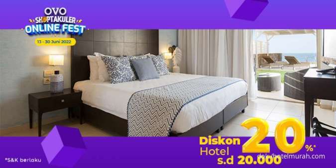 Promo Hotelmurah.com sampai 30 Juni 2022, Dapatkan Diskon 20% Maksimal Rp 20.000