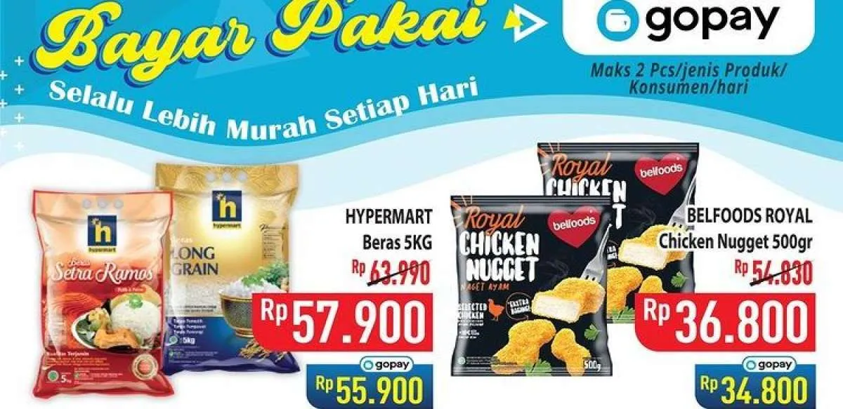 Promo Hypermart 6 Oktober 2022, Belanja Lebih Murah Lewat Gopay & OVO