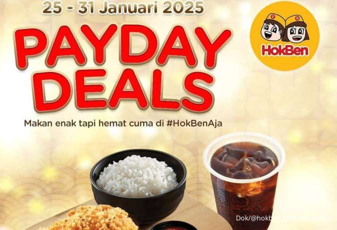 Promo HokBen Payday 31 Januari 2025, Hari Terakhir Makan Berempat Lebih Murah