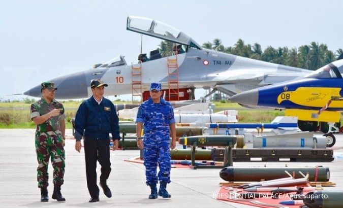 Jet fighter attractions mark Jokowi’s visit 