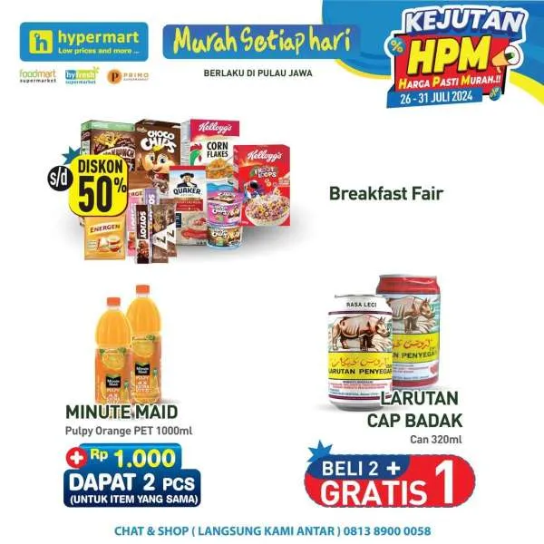 Promo JSM Hypermart Hyper Diskon Weekend Periode 26-29 Juli 2024