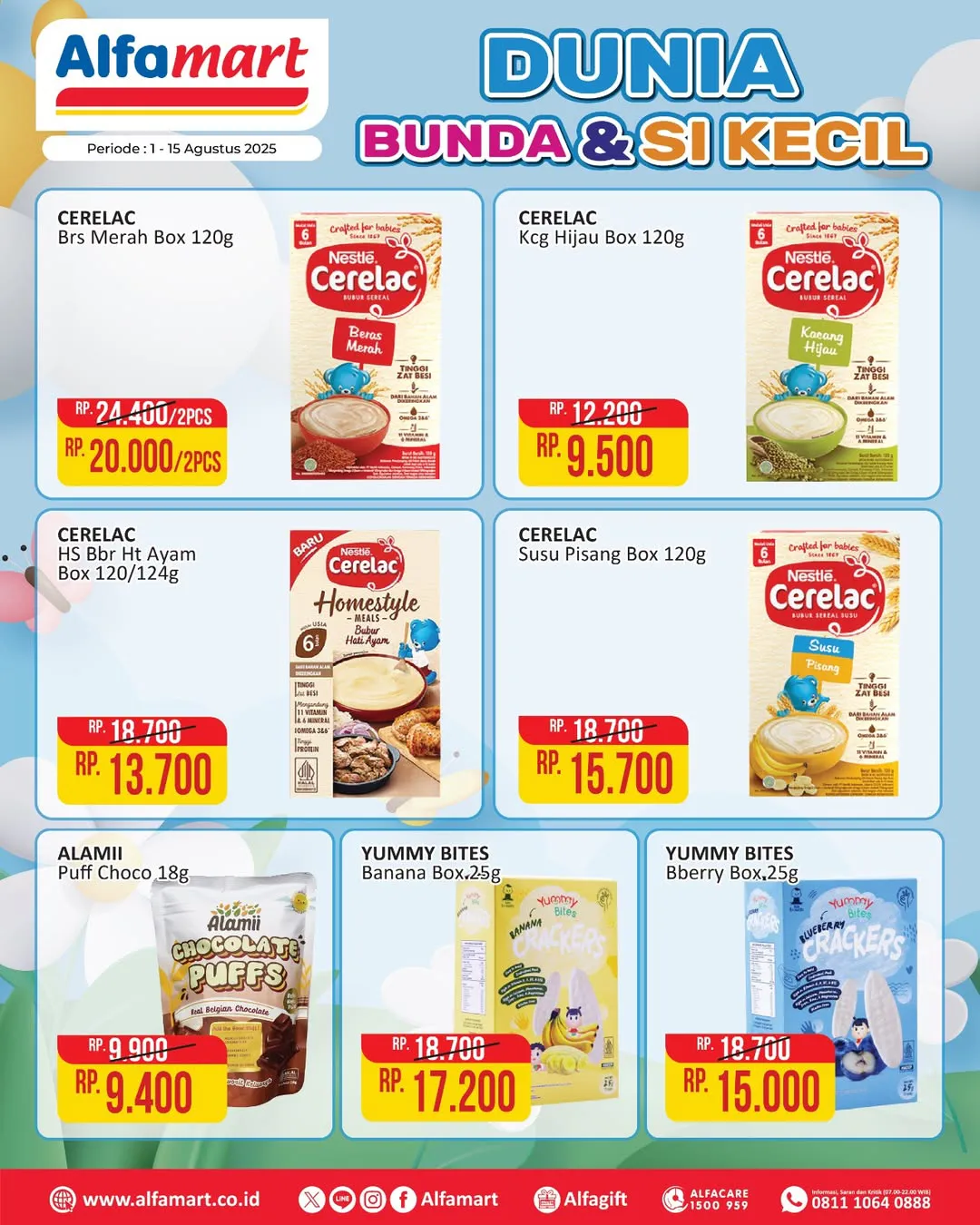Promo Alfamart Dunia Bunda & Si Kecil Periode 1-15 Agustus 2025