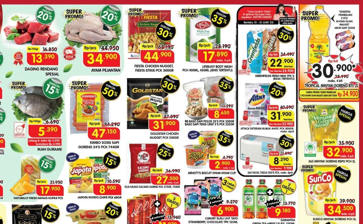 Promo Superindo Hari Ini 19-22 Juni 2023, Diskon 50% di Superindo Terdekat