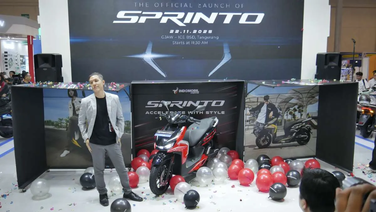 Indomobil eMotor Sprinto Resmi Meluncur di GJAW 2025, Harga Mulai Rp 25 Juta
