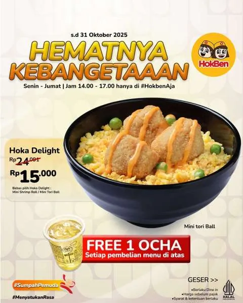 Promo HokBen Hoka Delight Oktober 2025
