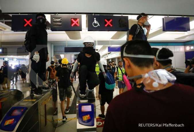 Antisipasi demo, 4 stasiun kereta bawah tanah Hong Kong ditutup
