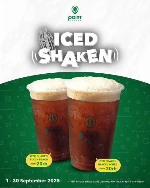 Promo Point Coffee Iced Shaken