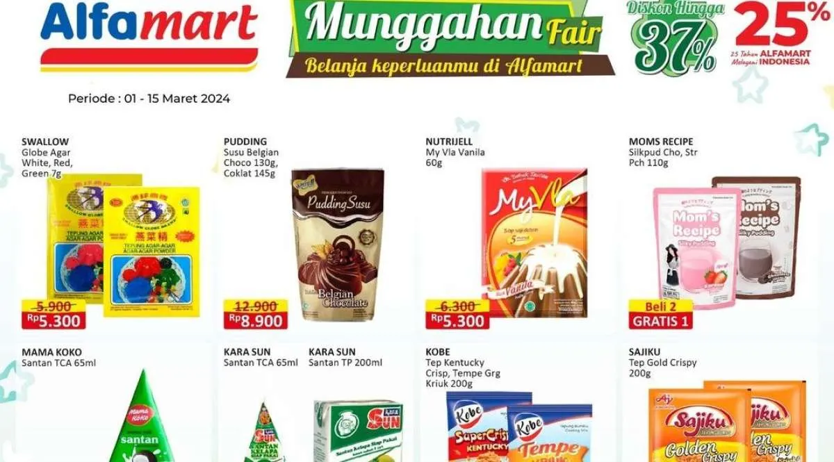 Promo Alfamart Munggahan Spesial Ramadhan Maret 2024, Belanja Mulai Rp 2.000 Saja