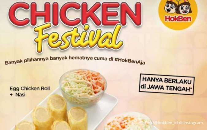 Promo HokBen Bulan Desember 2024 di Jateng, Ada Gratis Ayam & Mulai Rp 20.000-an