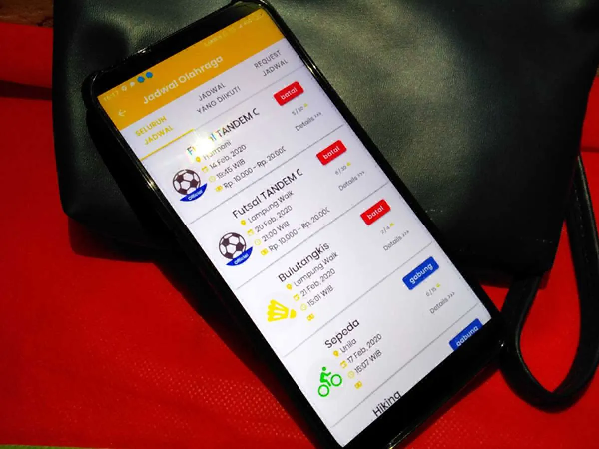 Gaet lawan tanding lewat aplikasi Tandem