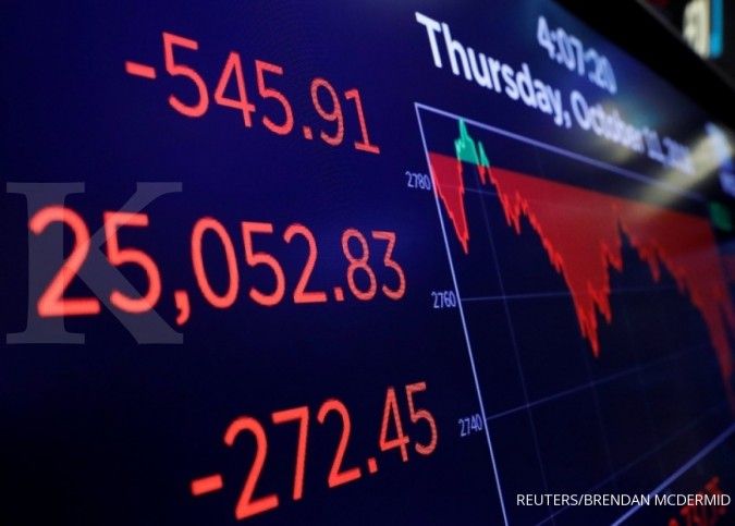 Investor menarik diri sejenak dari Bursa Amerika Serikat