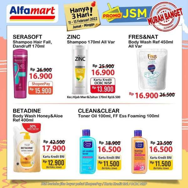 Katalog Promo JSM Alfamart Hanya 3 Hari Periode 11-13 Februari 2022