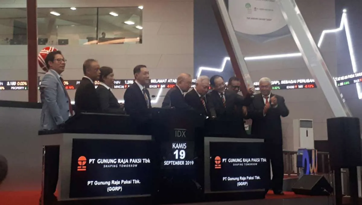 Gunung Raja Paksi (GGRP) merugi US$ 12,53 juta di tahun 2019