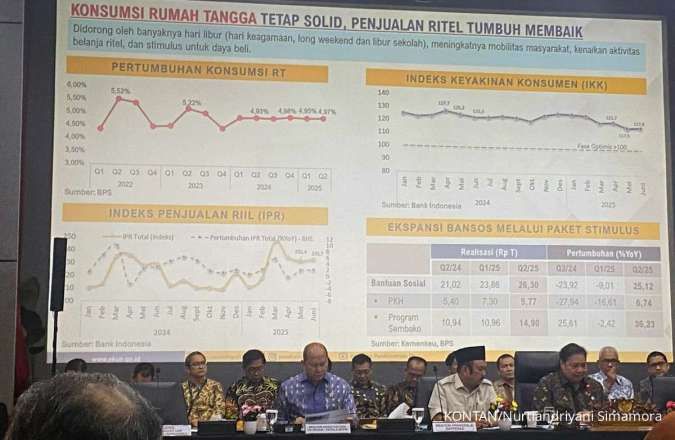 Tepis Fenomena Rojali dan Rohana, Airlangga Klaim Konsumsi Masyarakat Menguat
