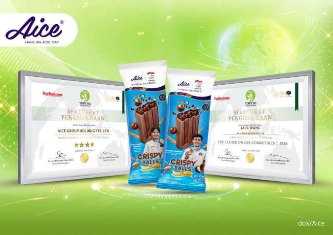 Jalankan Bisnis Berkelanjutan, Produsen Es Krim Aice Raih Penghargaan 