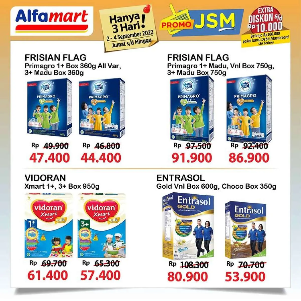 Promo JSM Alfamart 2-4 September 2022, Beragam Produk Harga Lebih Murah!