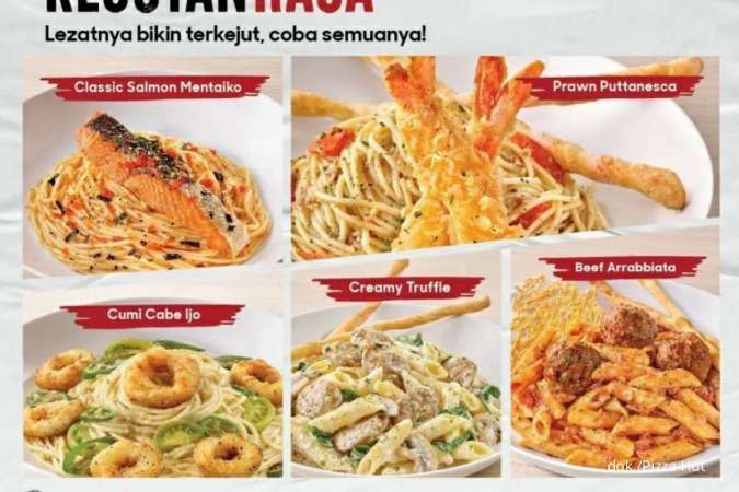 Menu Pizza Hut Terbaru 2022, Kejutan Pesta Pasta Hadir 5 Aneka Menu Baru