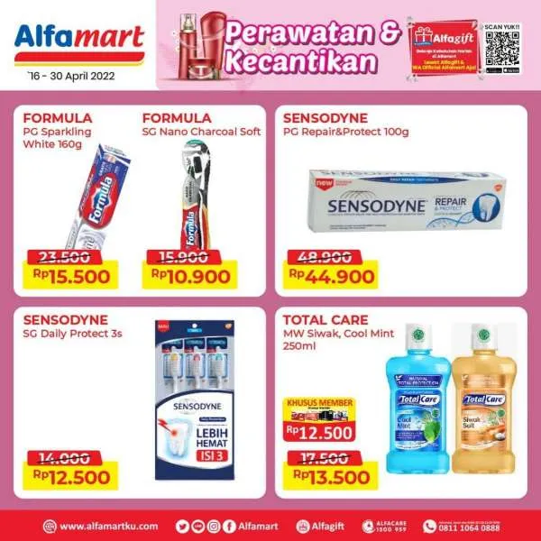 Promo Alfamart Perawatan & Kecantikan Periode 16-30 April 2022