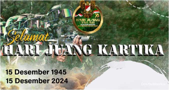 30 Twibbon Hari Juang Kartika TNI AD 2024 yang Cocok Jadi Foto Profil Medsos 