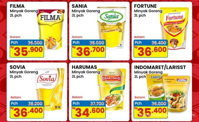 Promo Minyak Goreng di Indomaret Jelang Akhir Agustus 2025, Mulai Rp 34.600