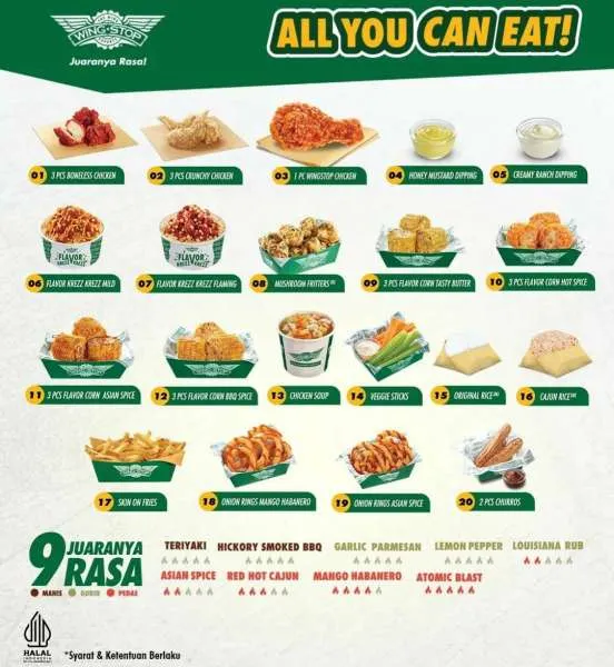Promo Wingstop All You Can Eat