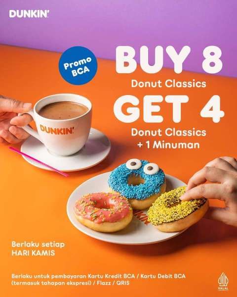 Promo Dunkin Donut dengan BCA