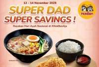 Promo HokBen Hari Ayah Nasional 12-14 November, Paket Makan Berdua Hemat Cuma Rp 60K