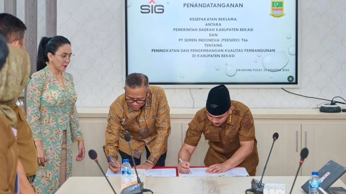 Kerja Sama Pemkab Bekasi dan SIG Dukung Infrastruktur Daerah