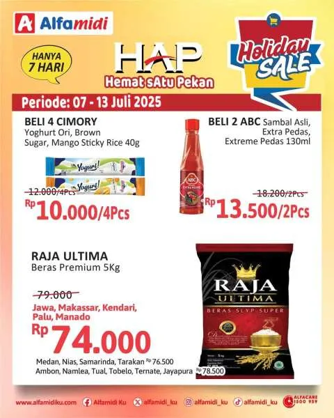 Promo Alfamidi Hemat Satu Pekan Periode 7-13 Juli 2025
