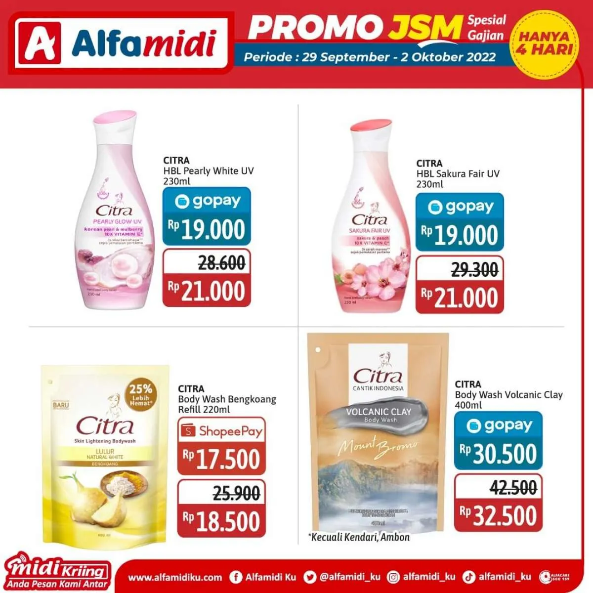 Katalog Promo JSM Alfamidi Spesial Gajian Periode 29 September-2 Oktober 2022