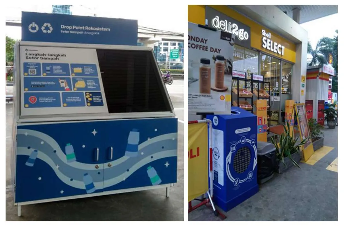 Shell sediakan dropbox sampah botol plastik untuk didaur ulang di SPBU