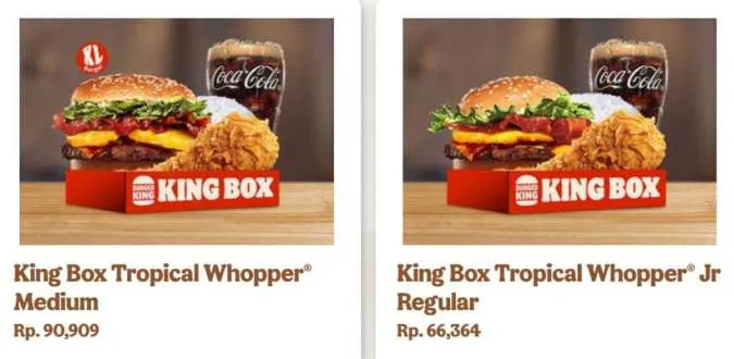 Promo Burger King Edisi Juni 2023 Paket King Box 