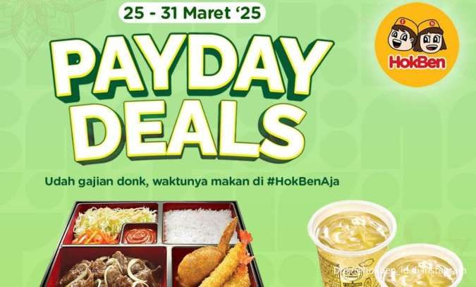 Promo HokBen Payday 25-31 Maret 2025, Makan Berdua Lebih Murah di Bulan Ramadan