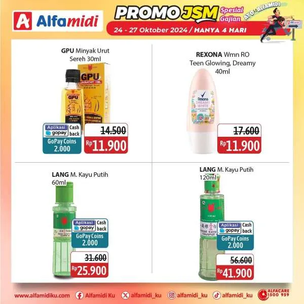 Promo JSM Alfamidi Spesial Gajian Periode 24-27 Oktober 2024