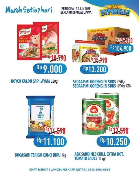 Promo Hypermart Hyper Diskon Weekday Periode 10-12 Juni 2025