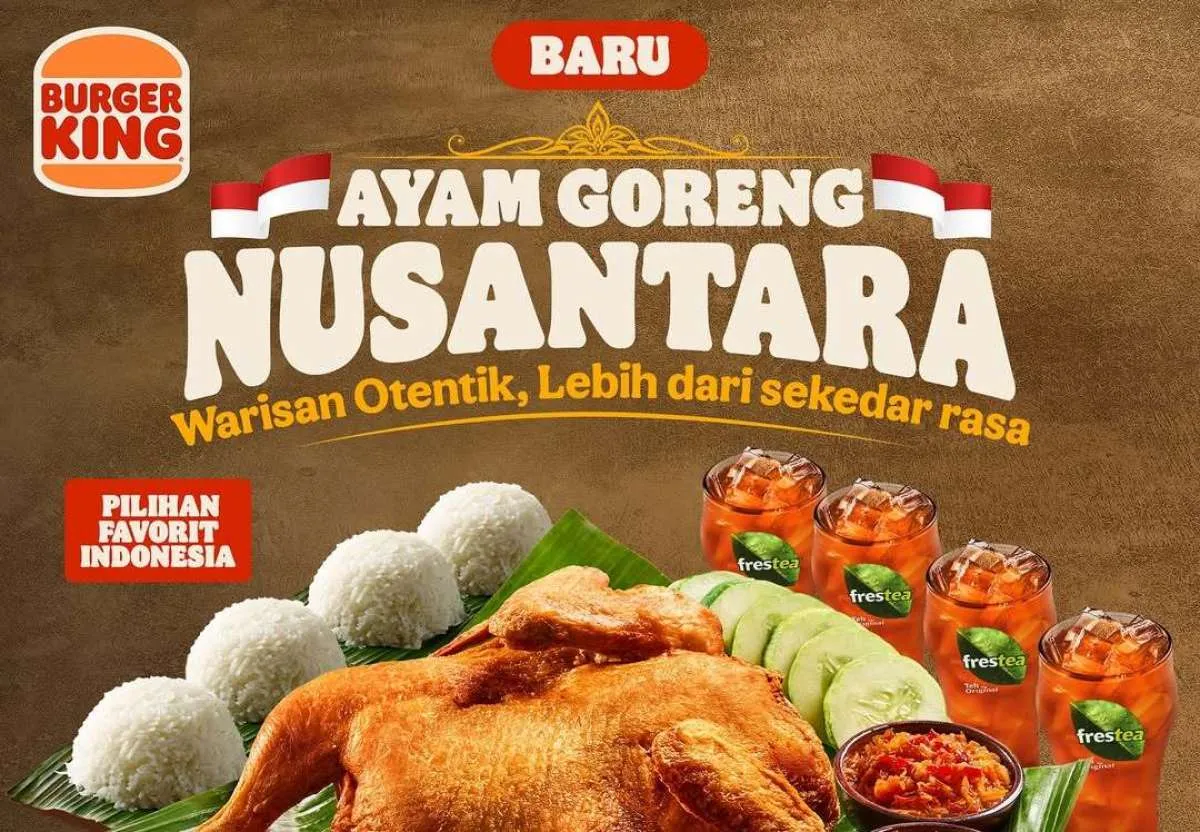 Baru! Promo Burger King Ayam Goreng Nusantara, Paket 1 Ekor Ayam Komplit Cuma Segini
